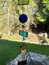 Shimmering Sunrise - Hanging Glass Garden Sculpture