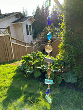 Shimmering Sunrise - Hanging Glass Garden Sculpture