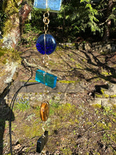 Shimmering Sunrise - Hanging Glass Garden Sculpture