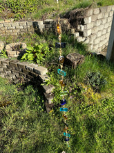 Shimmering Sunrise - Hanging Glass Garden Sculpture