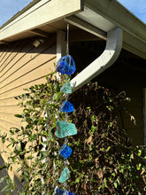 Gleaming Glass - Hanging Glass Cullet Garden Sculpture/Garland