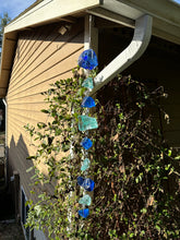 Gleaming Glass - Hanging Glass Cullet Garden Sculpture/Garland