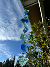 Gleaming Glass - Hanging Glass Cullet Garden Sculpture/Garland