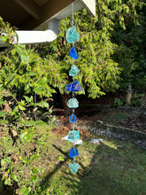 Gleaming Glass - Hanging Glass Cullet Garden Sculpture/Garland