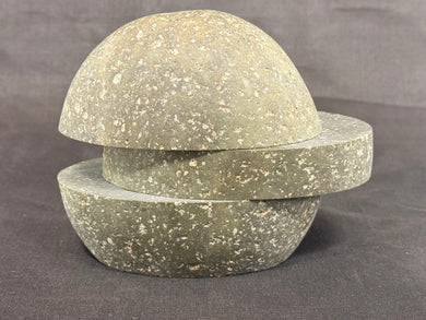 Reassembled River Rock Sculptural Art Piece