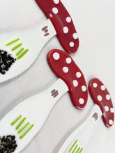 Small Colorful Mushroom (Amanita muscaria) Plant Stake - Fused Glass Garden Art