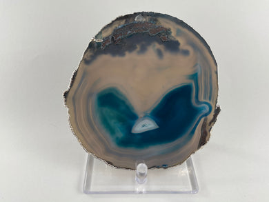 Large Gold Trimmed Brazilian Agate Slice