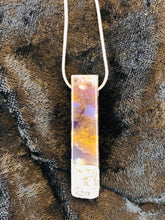 Amethyst Sage Agate - Rectangular Focal Bead