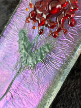 Fused Glass Sun Catcher - "Single Rose"