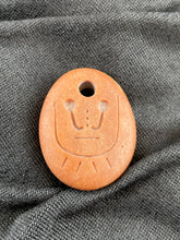 "Tribal Warrior" - Sand Carved Stone Focal Bead