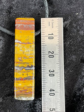 Fossilized Stromatolite Agate - Rectangular Focal Bead