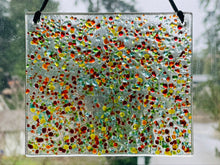 Fused Glass Sun Catcher - "Splash of Color"