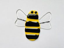 Bee Plant Stake - Fused Glass Garden Art