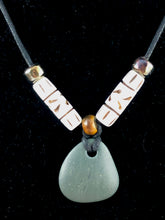 Green Maze Stone Pendant Necklace