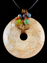 Fossil Coral Loose Wire Wrapped Pendant