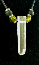 Clear Quartz Point Crystal Pendant Necklace