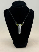 Clear Quartz Point Crystal Pendant Necklace