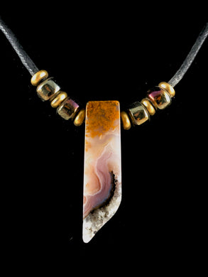 Turkish Agate Stone Pendant Necklace