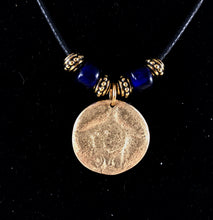 Aloha Turtle Bronze Disc Pendant Necklace