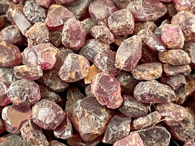 Small Glass Jar of Garnets