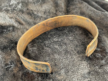 Hand Hammered Distressed Copper Bracelet