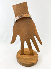 Hand Hammered Distressed Copper Bracelet