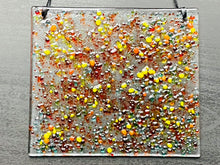 Fused Glass Sun Catcher - "Splash of Color"