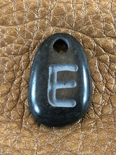 Monogram Initial Sand Carved Focal Bead