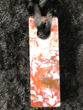St John's Flower Agate - Rectangular Focal Bead