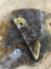 Green Moss Agate - Freefrom Focal Bead