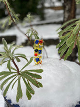 Fused Glass Plant Stake Totem - Flowering Jewels