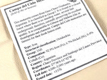 Campo del Cielo Meteorite - Single Box Set