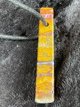 Fossilized Stromatolite Agate - Rectangular Focal Bead