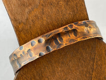 Hand Hammered Distressed Copper Bracelet