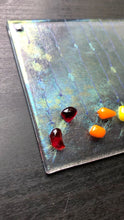 Fused Glass Sun Catcher - "Raining Rainbow"