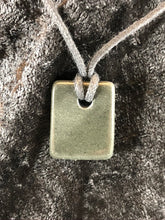 Trapazoid Basalt Carved Heart Focal Bead