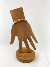 Hand Hammered Distressed "PEACE" Copper Bracelet