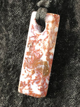St John's Flower Agate - Rectangular Focal Bead