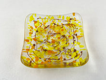 Small Fused Glass Bowl - "Autumn Picnic"