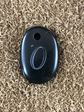 Monogram Initial Sand Carved Focal Bead