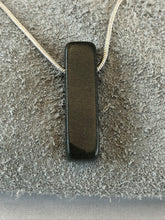 Custom Name Basalt Sand Carved Focal Bead