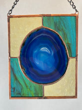 Stained Glass Brazilian Agate Sun Catcher - Medium