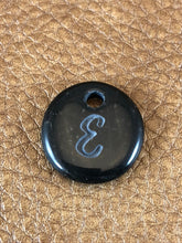 Monogram Initial Sand Carved Focal Bead