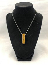 Golden Brown Maury Mountain Moss Agate - Rectangular Focal Bead