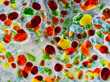 Fused Glass Sun Catcher - "Splash of Color"