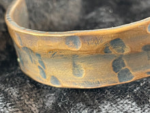 Hand Hammered Distressed Copper Bracelet