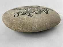 "Frog" - Medium Sand Carved Stone