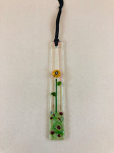 Fused Glass Sun Catcher - "Small Lone Flower"