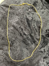 Economy Gold Plated Snake Chain Necklace with Clasp