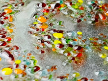 Fused Glass Sun Catcher - "Spiral Glaxy of Color"